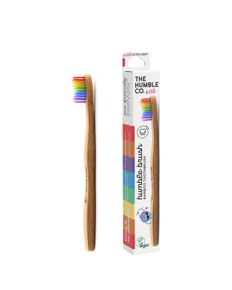 Humble Brush Kids Bambuszahnbürste, rainbow