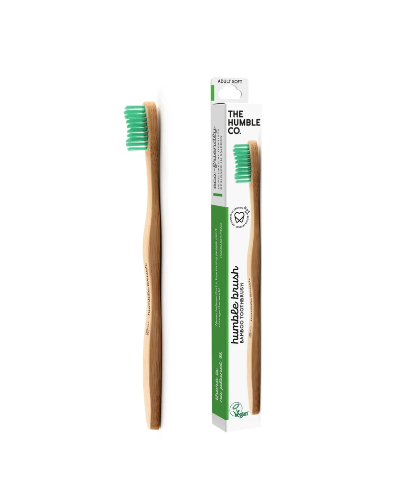 Humble Brush Bambuszahnbürste, soft, grün