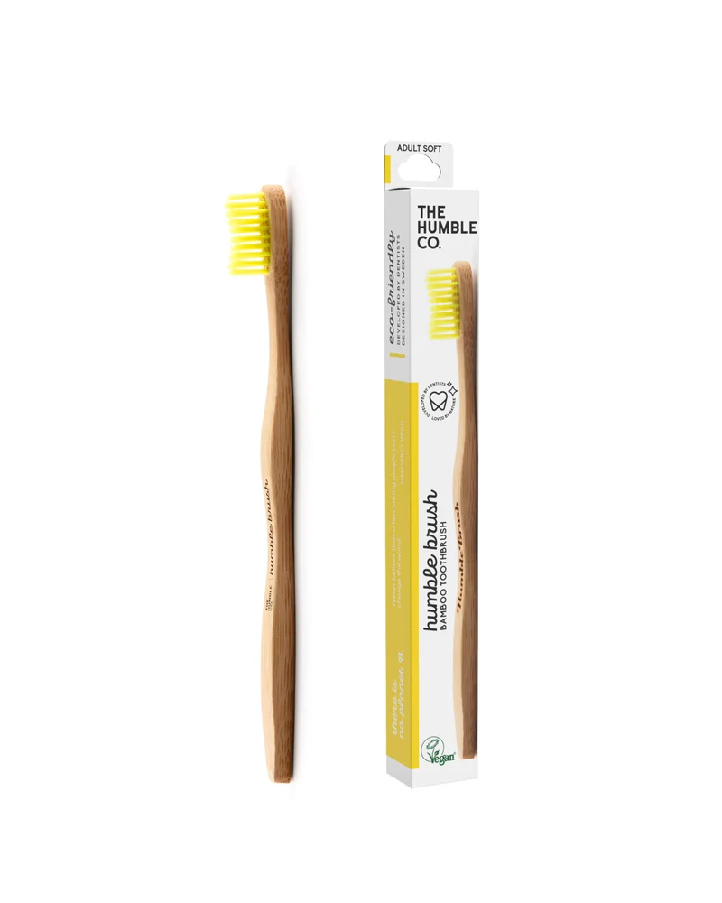 Humble Brush Bambuszahnbürste, soft, gelb