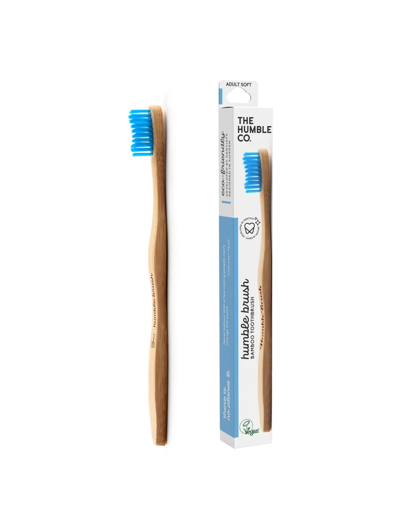 Humble Brush Bambuszahnbürste, soft, blau